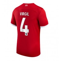 Muški Nogometni Dres Liverpool Virgil van Dijk #4 Domaci 2023-24 Kratak Rukav